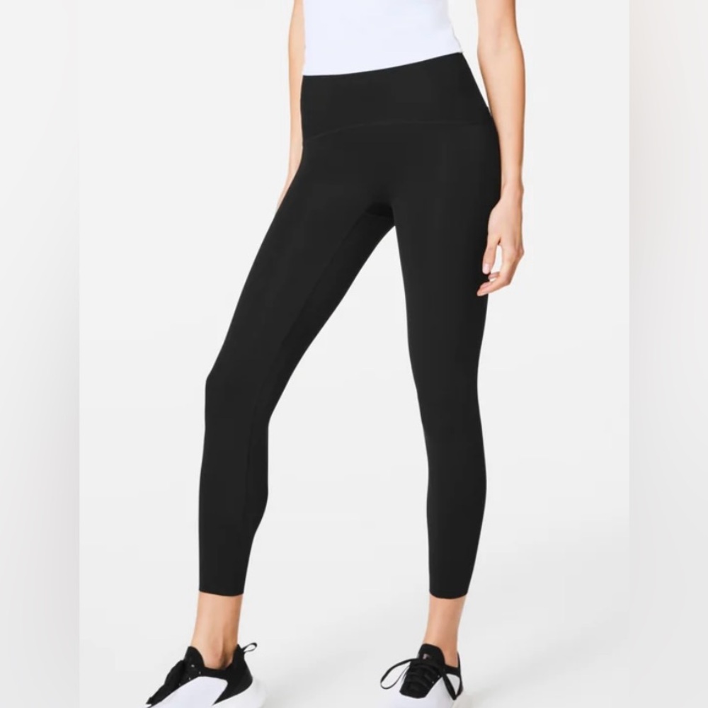 Spanx Look at me Now leggings, in very black, size large, new with tags
